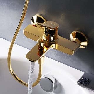 Смеситель для ванны AM.PM  X-Joy F85A10099 золото